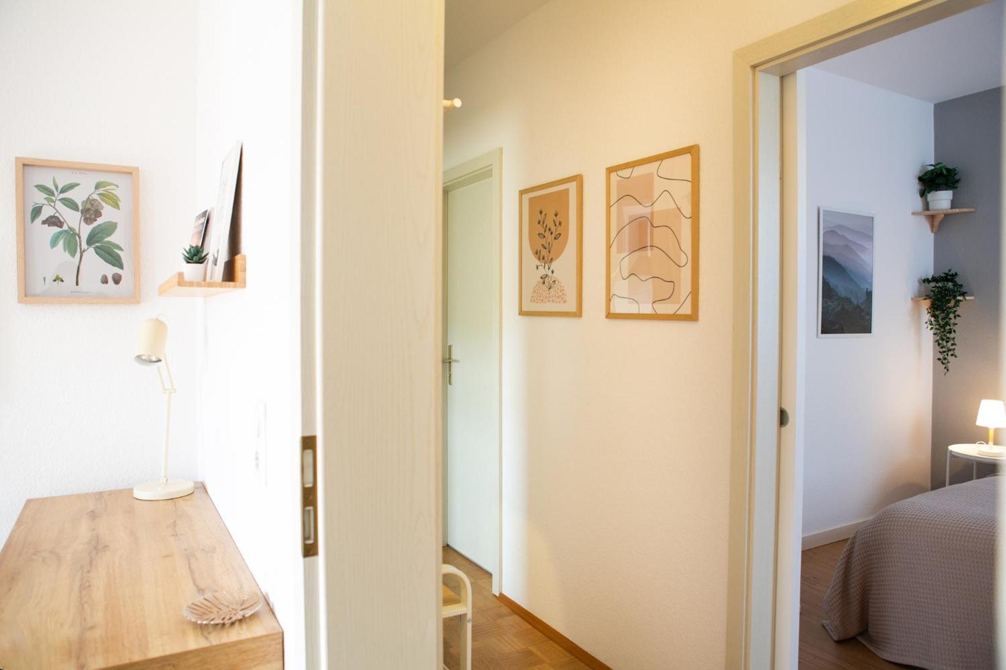 2 Zimmer, Bett Und Schlafsofa, Balkon, Waschmaschine L Leipzig Exterior foto