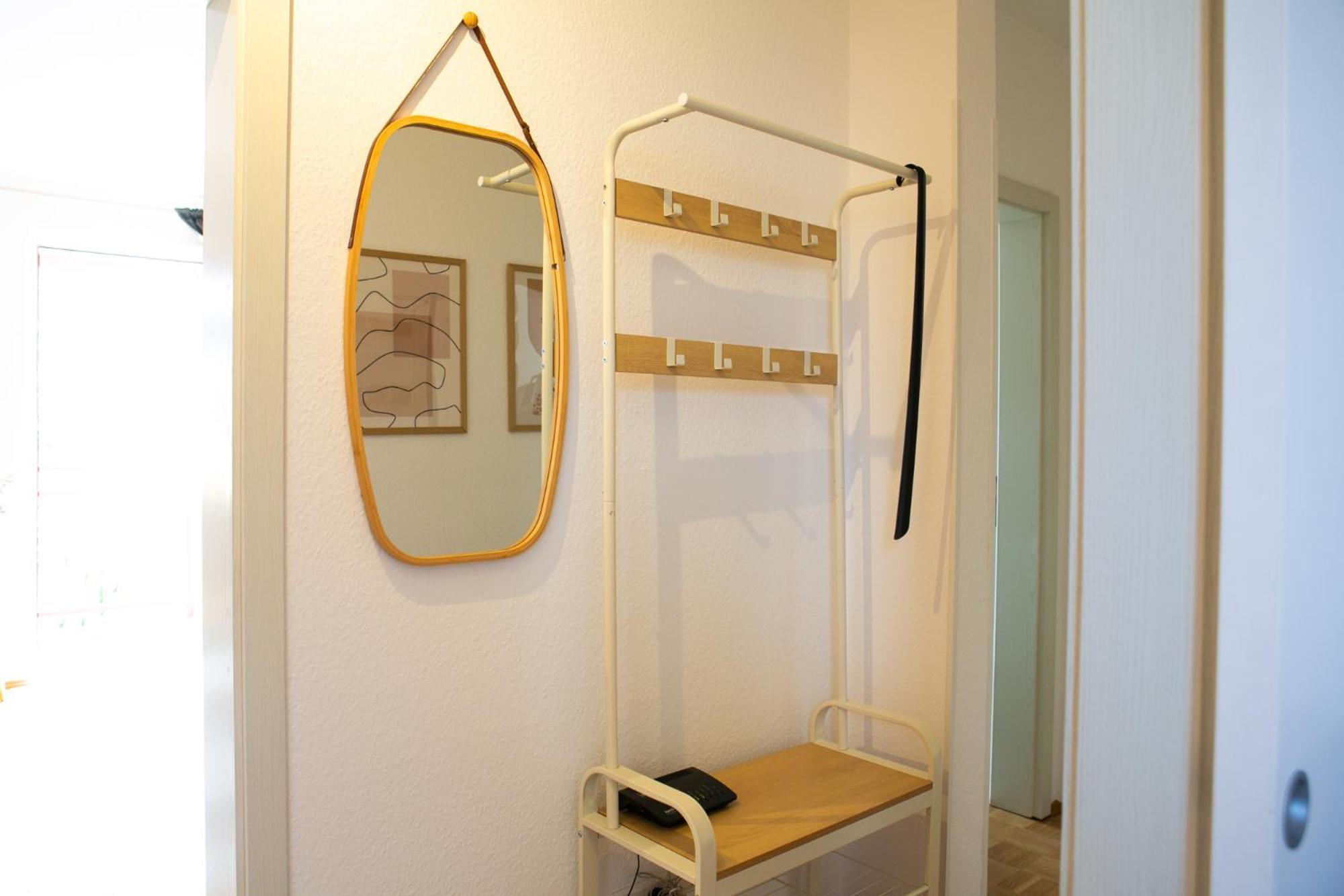 2 Zimmer, Bett Und Schlafsofa, Balkon, Waschmaschine L Leipzig Exterior foto